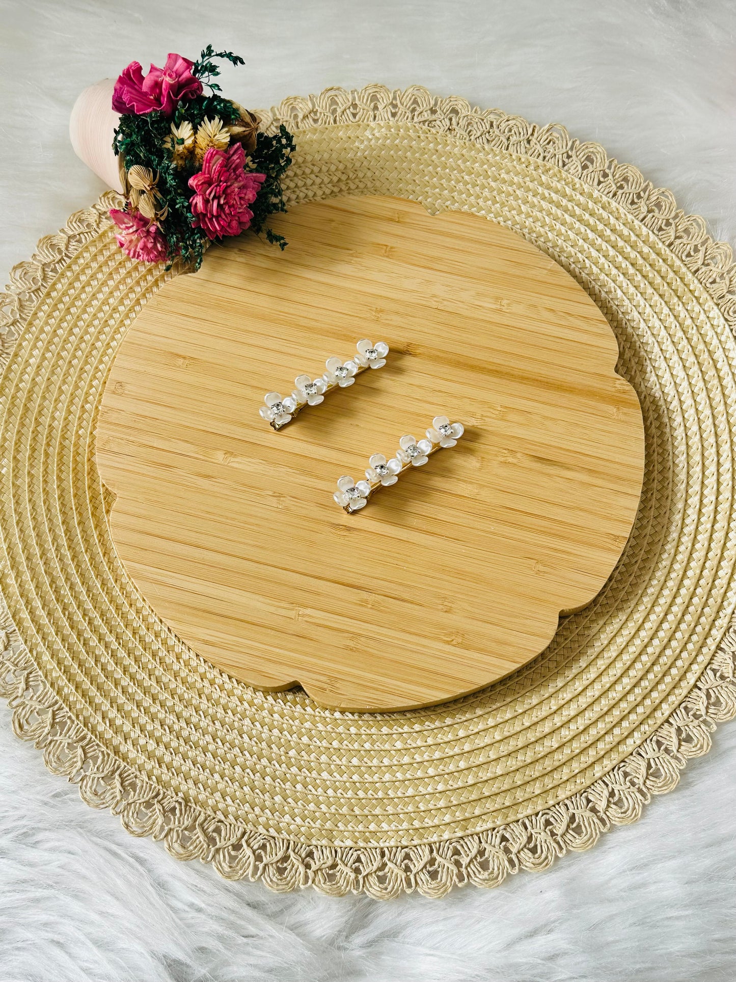 214- Duo de barrettes Mirage