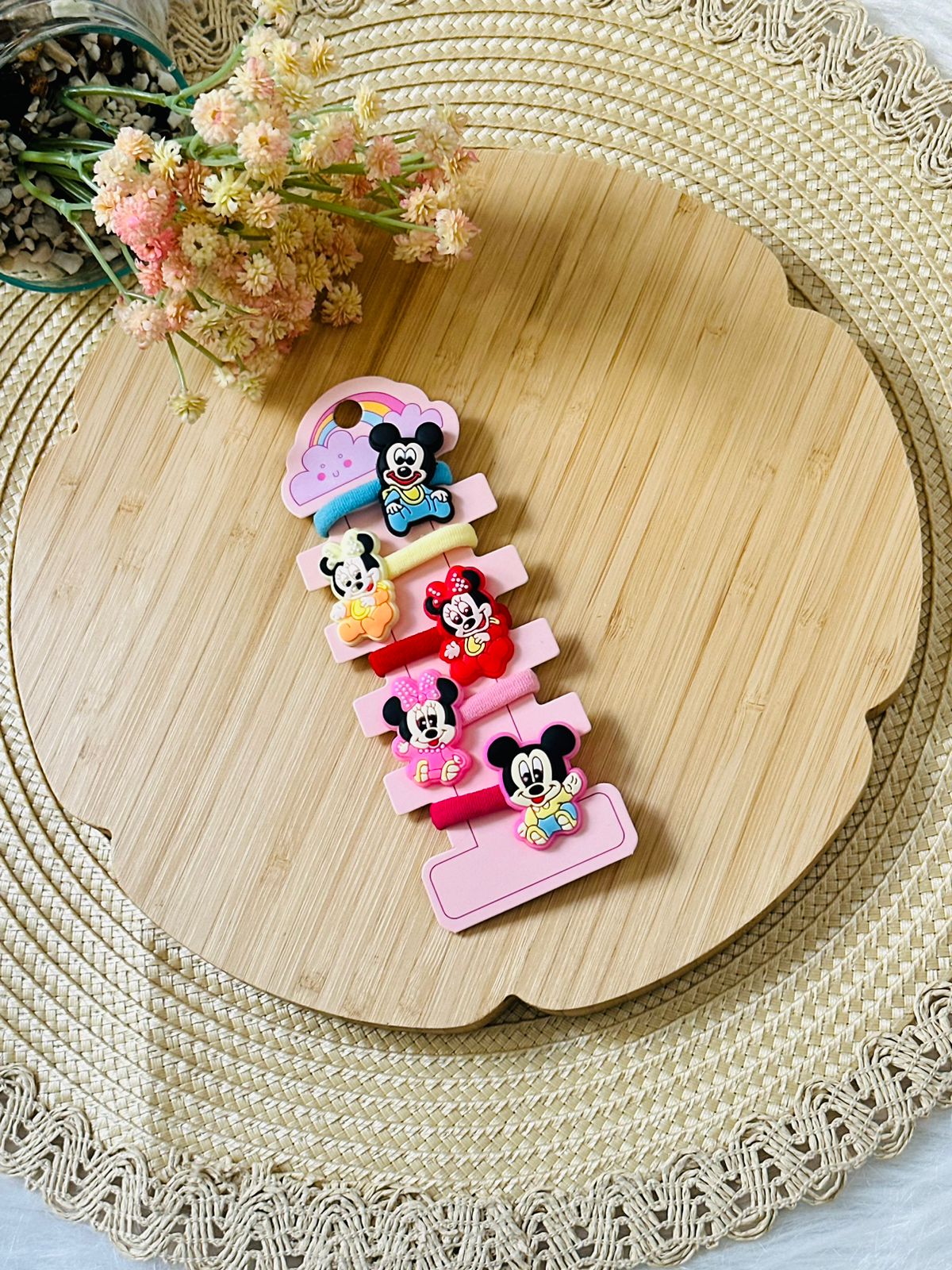 13 - Set de 5 élastiques minnie