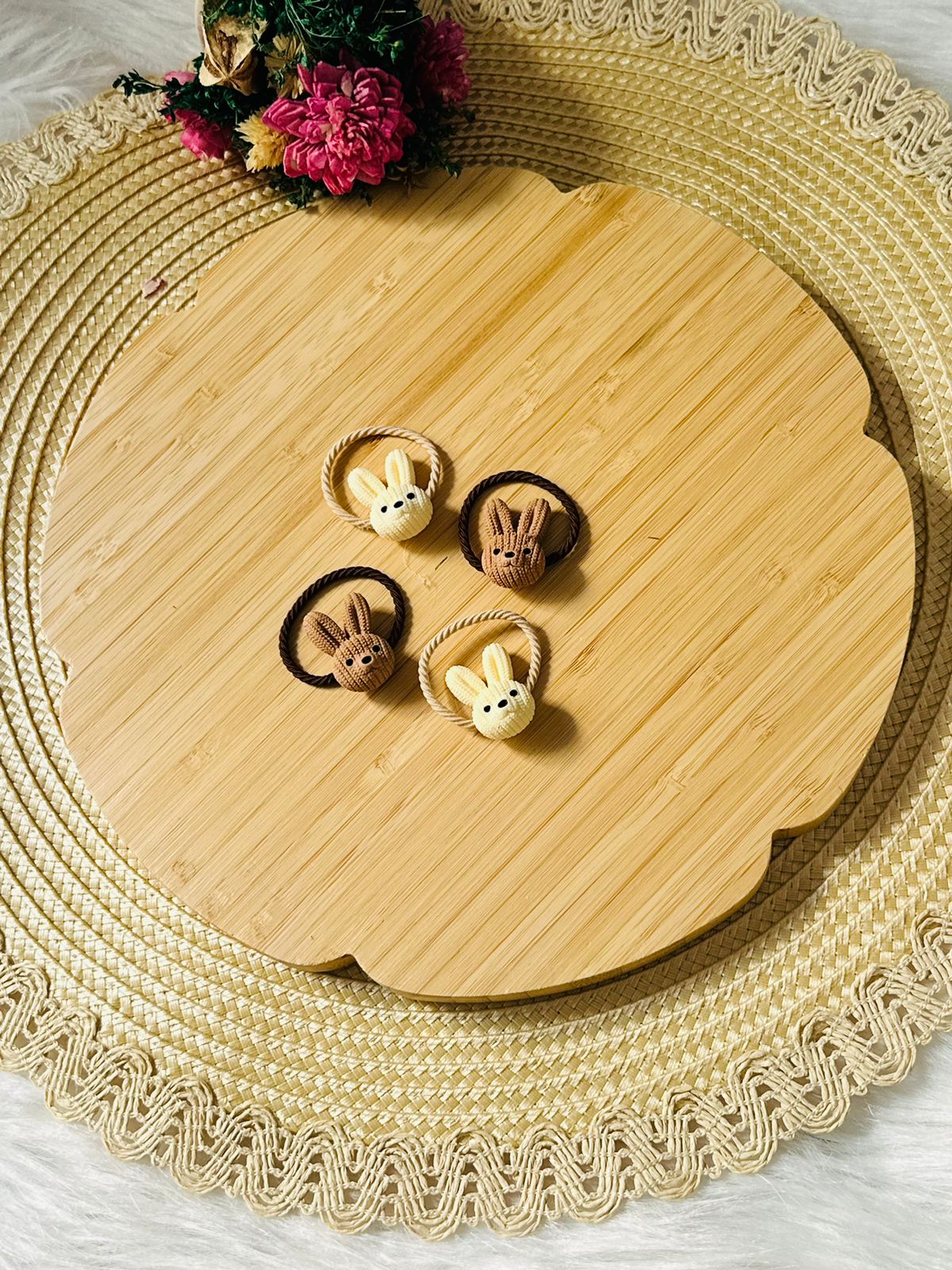 97 - Ensemble de 4 minis élastiques Douceur