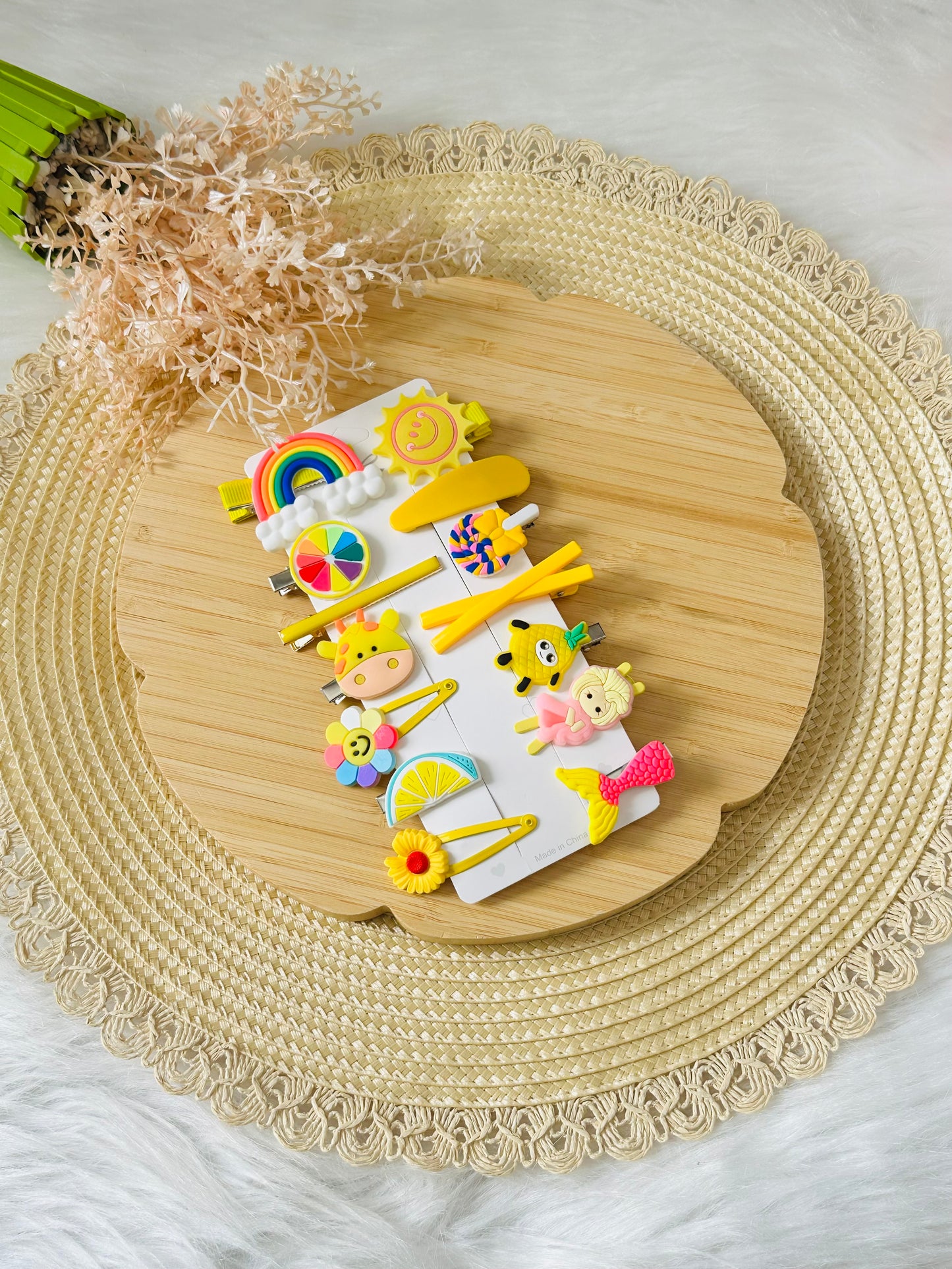249 -Assortiment de barrettes Sunshine