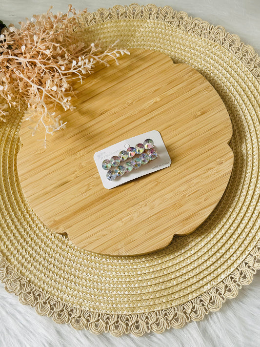 215-Duo de barettes Strass