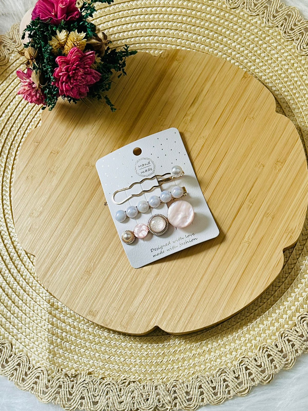 42 - Set 3 barrettes classy