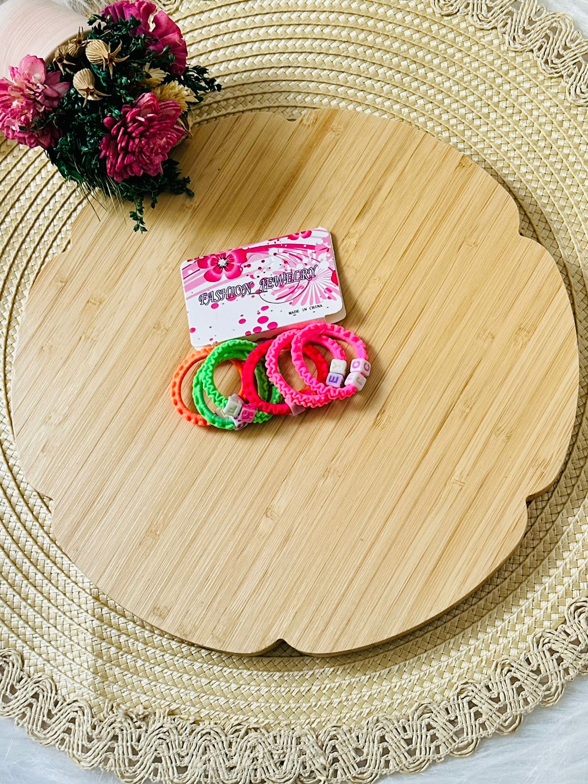 51 - Ensemble 6 élastiques multi couleurs