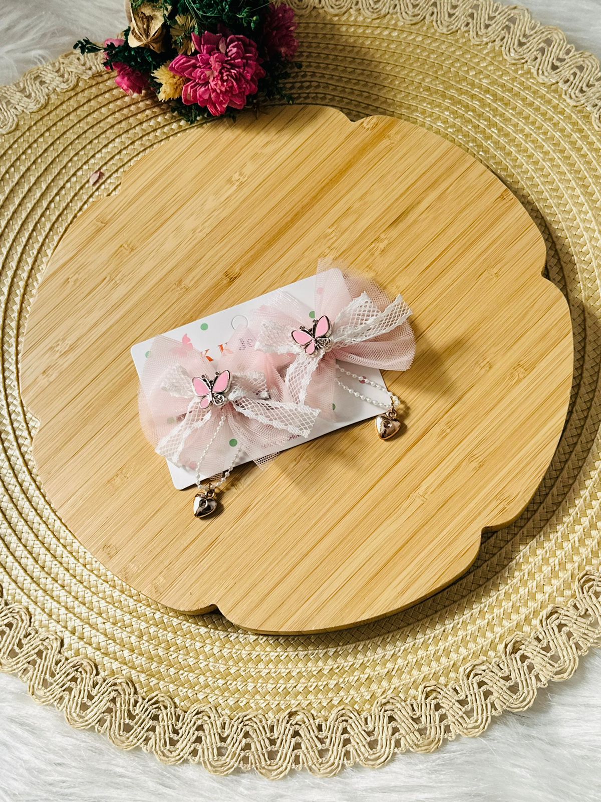 118 - Duo de barettes Blush